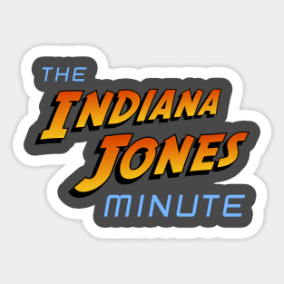 Indiana Jones Minute Square Logo Sticker